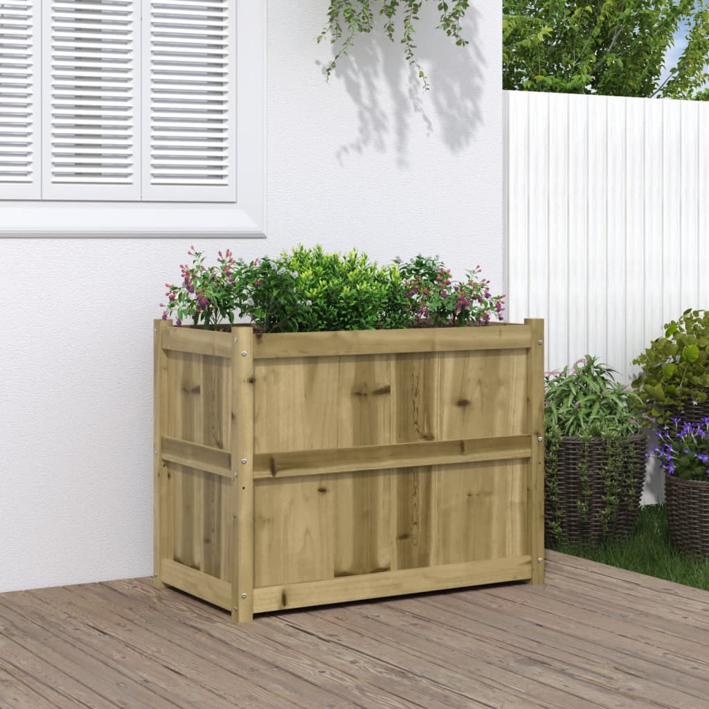 Jardinière Vidaxx 90x50x70 cm bois de pin imprégné