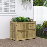 Jardinière Vidaxx 90x50x70 cm bois de pin imprégné