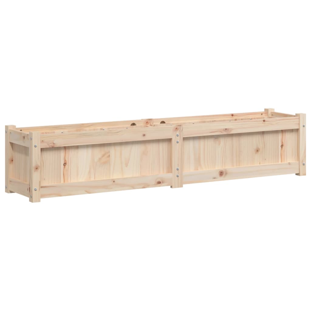 Vidaxx jardinière 150x31x31 cm bois de pin massif