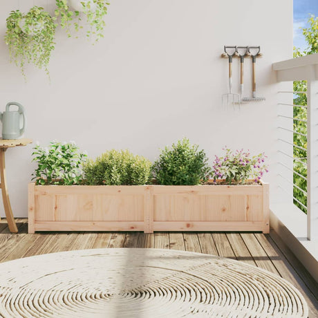 Vidaxx jardinière 150x31x31 cm bois de pin massif