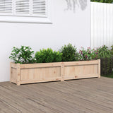 Vidaxx jardinière 150x31x31 cm bois de pin massif