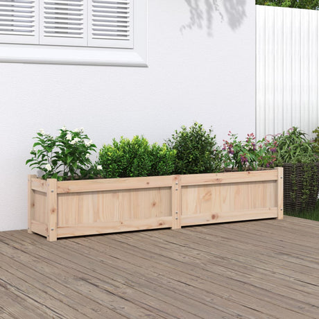 Vidaxx jardinière 150x31x31 cm bois de pin massif