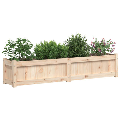 Vidaxx jardinières 2 pcs cm bois de pin massif