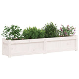 Jardinières vidaxl 2 pc cm en pin massif blanc