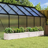 Vidaxx jardinières 2 pcs cm bois de pin massif blanc