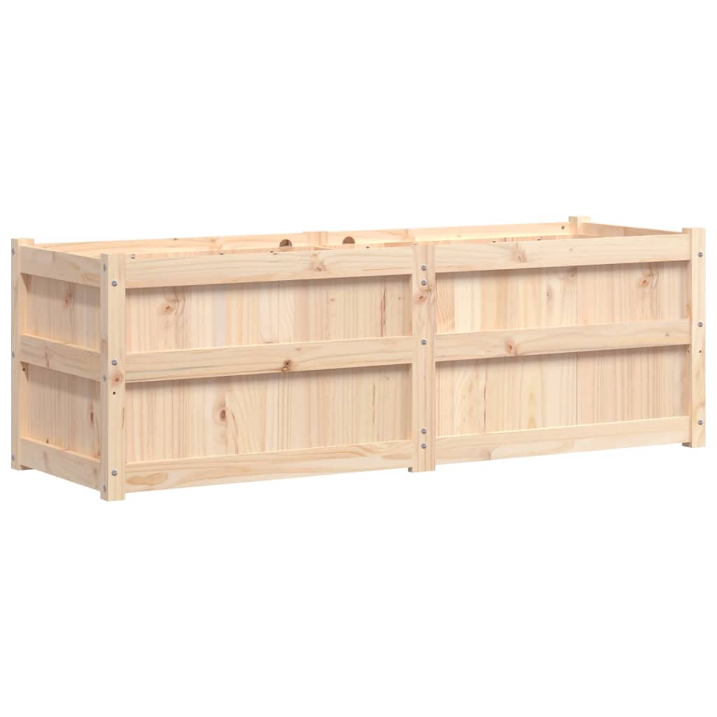 Vidaxx jardinière 150x50x50 cm bois de pin massif