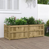 Jardinière Vidaxx 150x50x50 cm bois de pin imprégné