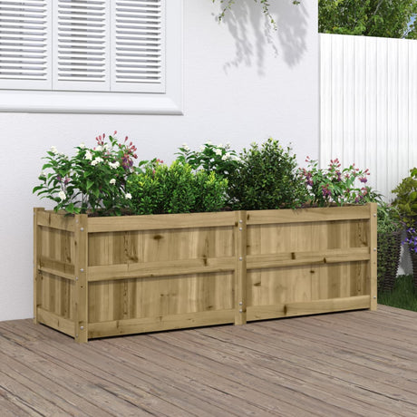 Jardinière Vidaxx 150x50x50 cm bois de pin imprégné