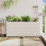 Vidaxx jardinière 150x50x70 cm bois de pin massif blanc