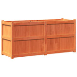 Vidaxx jardinière 150x50x70 cm bois de pin massif, marron lavé