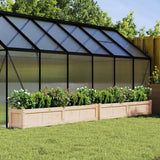 Vidaxx jardinières 2 pcs cm bois de pin massif
