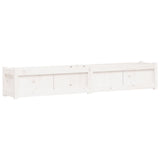 Vidaxl Planning Box 180x31x31 cm Pine solide blanc