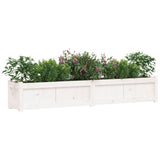 Vidaxx jardinières 2 pcs cm bois de pin massif blanc