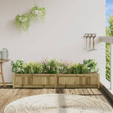 Jardinière Vidaxx 180x31x31 cm bois de pin imprégné