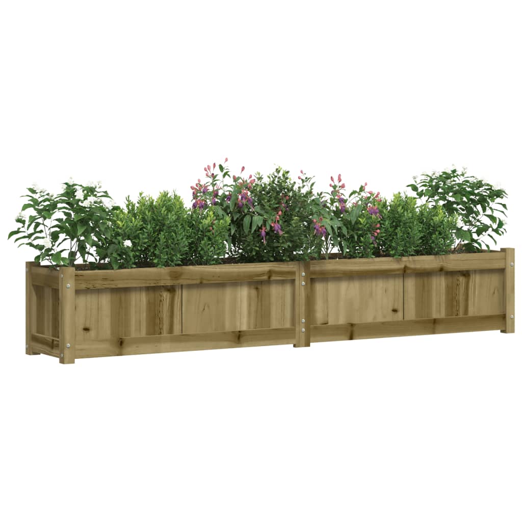 Jardinières Vidaxl 2 cm bois imprégné