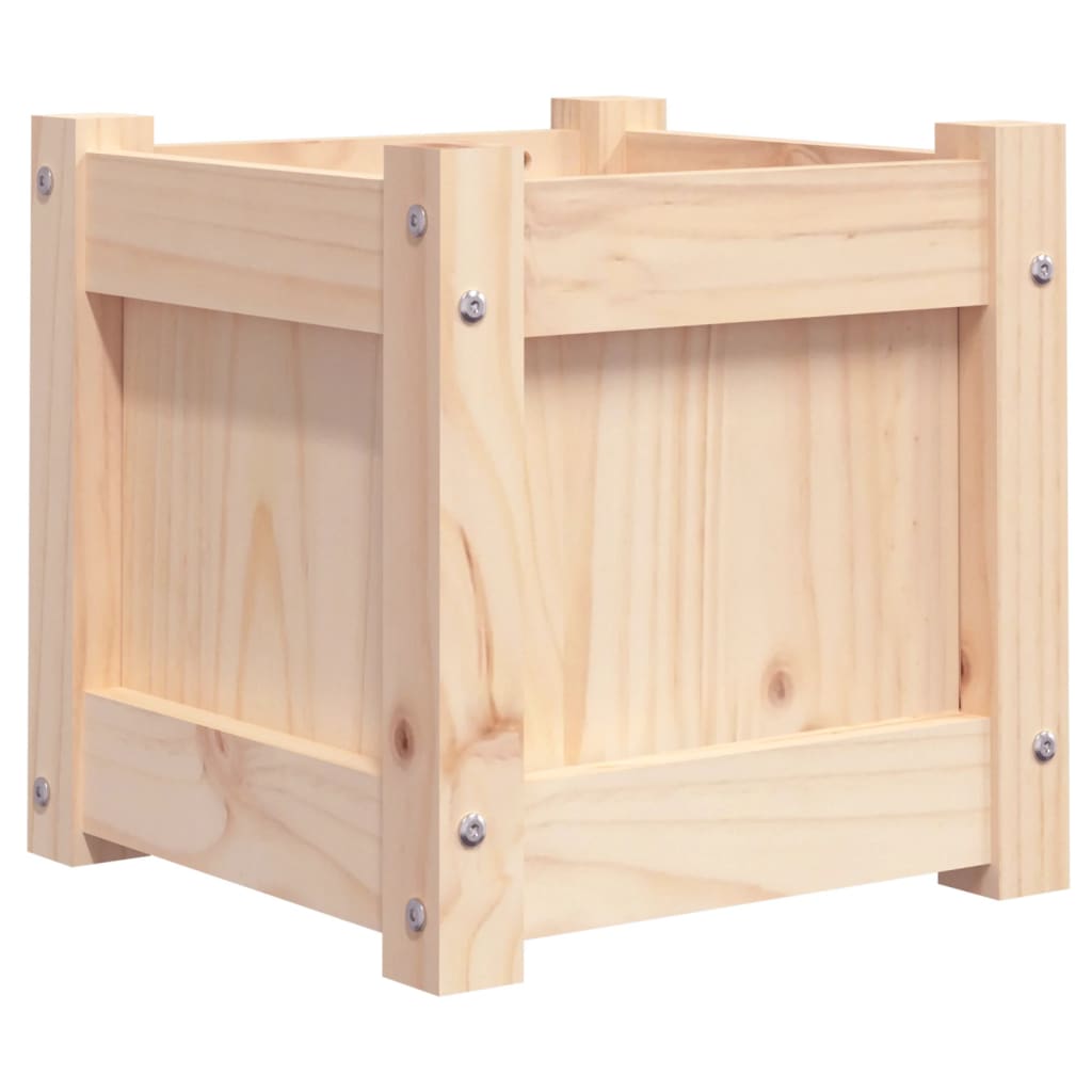 Vidaxx jardinière 31x31x31 cm bois de pin massif