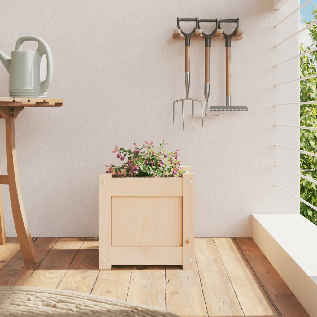 Vidaxx jardinière 31x31x31 cm bois de pin massif
