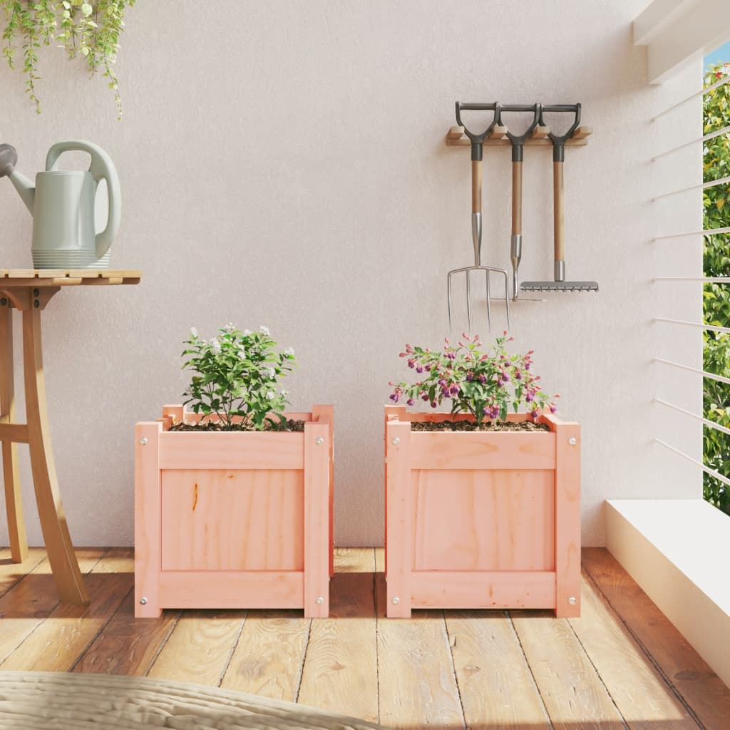 VidaXL jardinières 2 pcs bois de Douglas massif