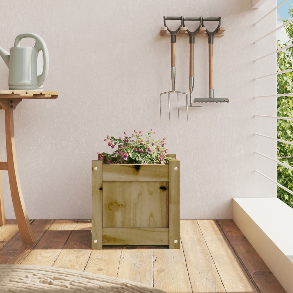 Jardinière Vidaxx 31x31x31 cm bois de pin imprégné