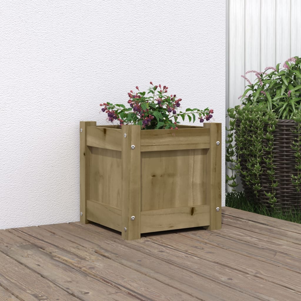 Jardinière Vidaxx 31x31x31 cm bois de pin imprégné