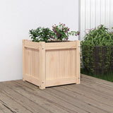 Jardinière Vidaxx 40x40x40 cm bois de pin massif