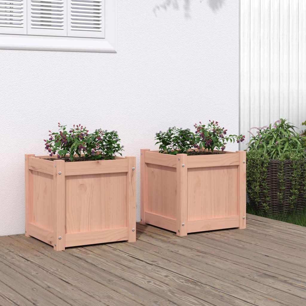 VidaXL jardinières 2 pcs bois de Douglas massif