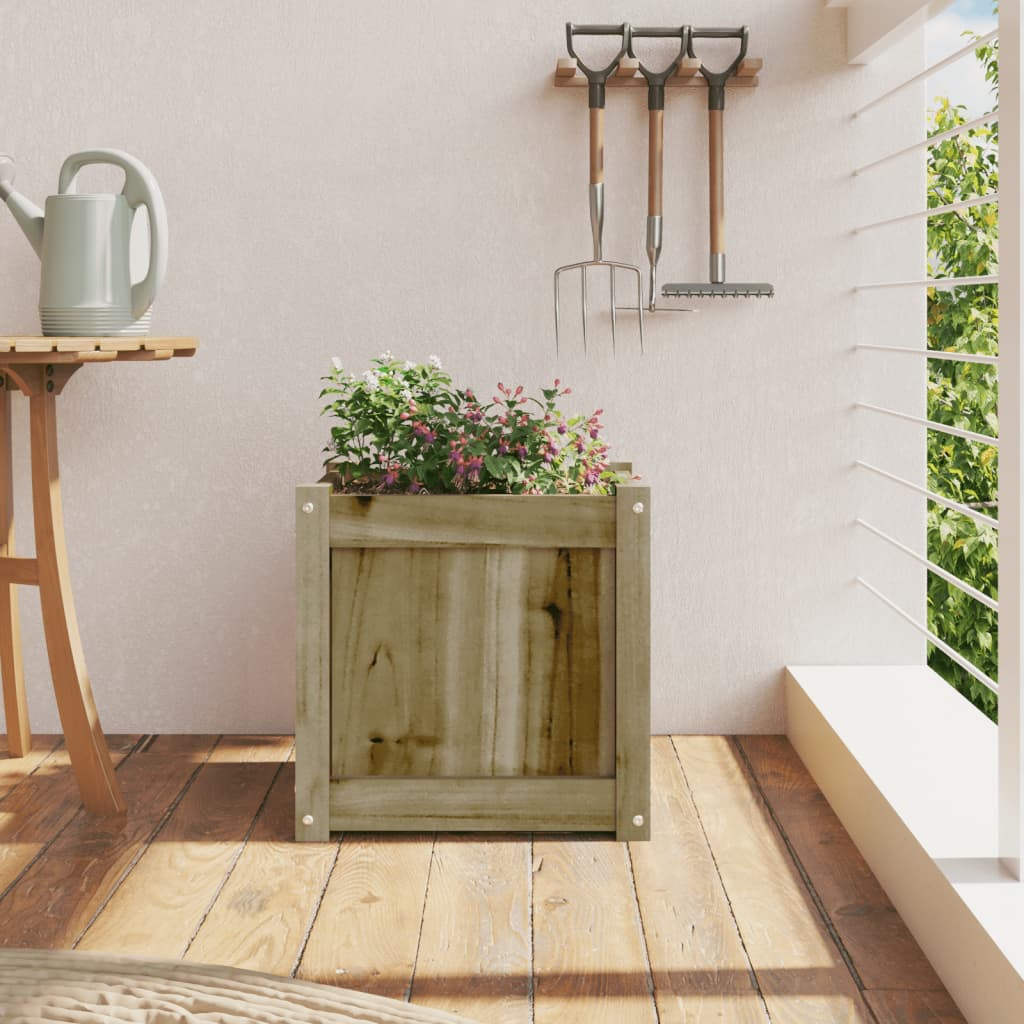 Jardinière Vidaxx 40x40x40 cm bois de pin imprégné
