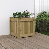 Jardinière Vidaxx 40x40x40 cm bois de pin imprégné