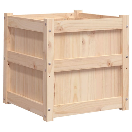 VidaXL jardinière 50x50x50 cm bois de pin massif