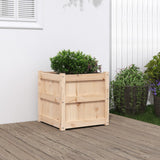 VidaXL jardinière 50x50x50 cm bois de pin massif