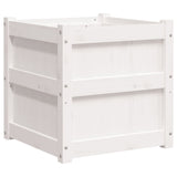 VidaXL Planning box 50x50x50 cm Solid pine white