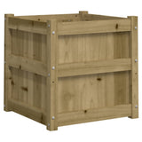 Jardinière Vidaxx 50x50x50 cm bois de pin imprégné