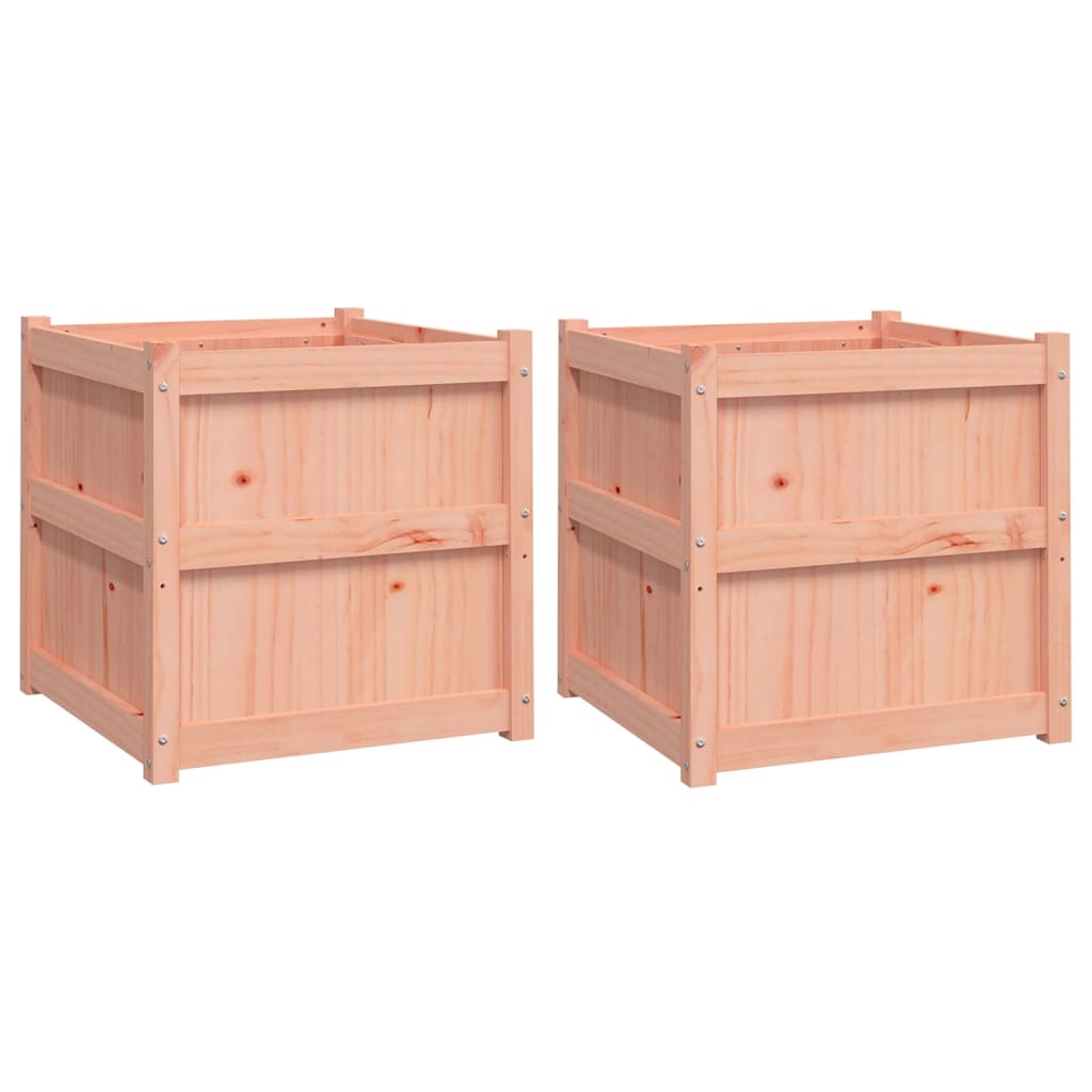 VidaXL jardinières 2 pcs bois de Douglas massif