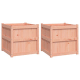 VidaXL jardinières 2 pcs bois de Douglas massif