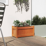 Vidaxx jardinière 60x31x31 cm bois de pin massif, marron lavé