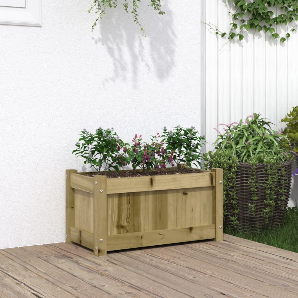 Jardinière Vidaxx 60x31x31 cm bois de pin imprégné