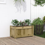 Jardinière Vidaxx 60x31x31 cm bois de pin imprégné