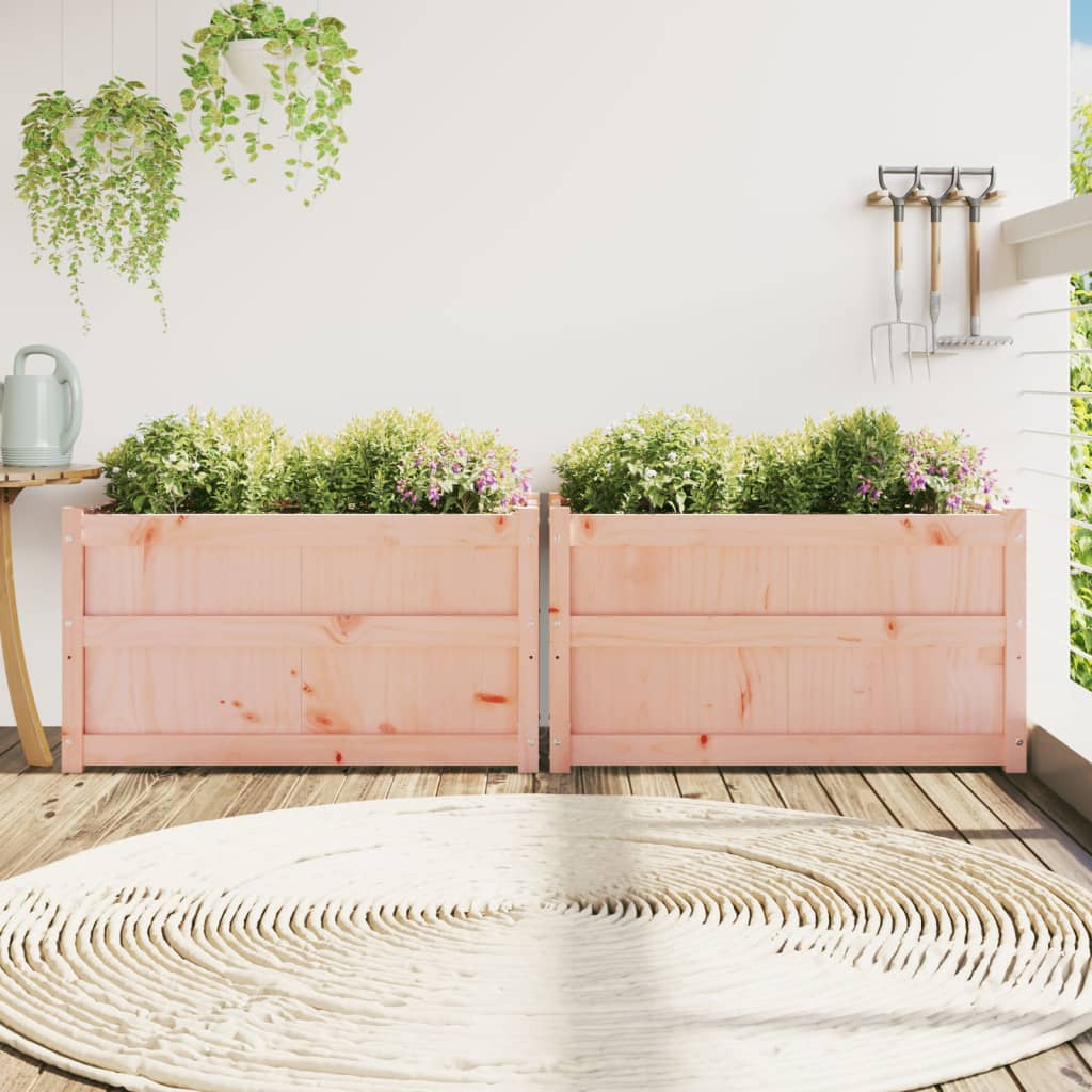 VidaXL jardinières 2 pcs bois de Douglas massif
