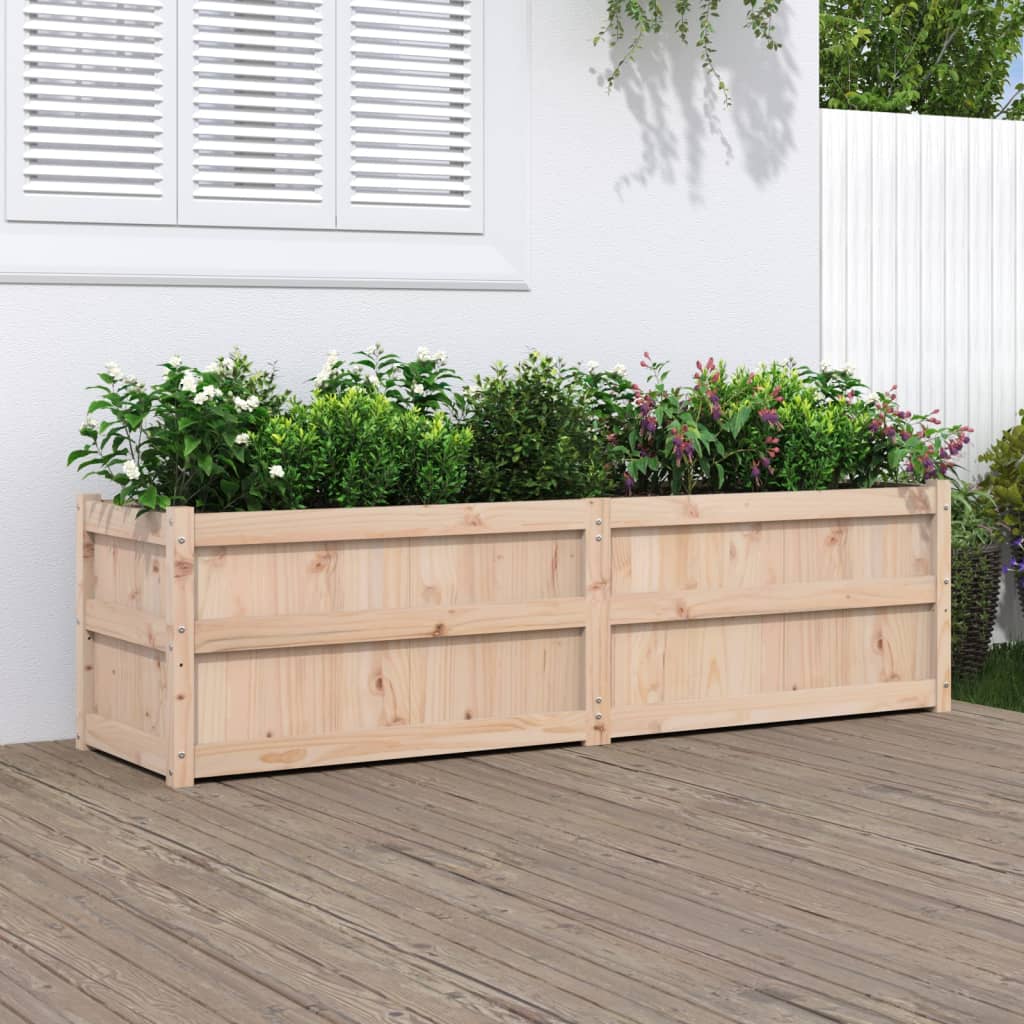 Jardinière Vidaxx 180x50x50 cm bois de pin massif