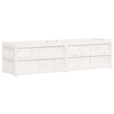 Vidaxx jardinière 180x50x50 cm bois de pin massif blanc
