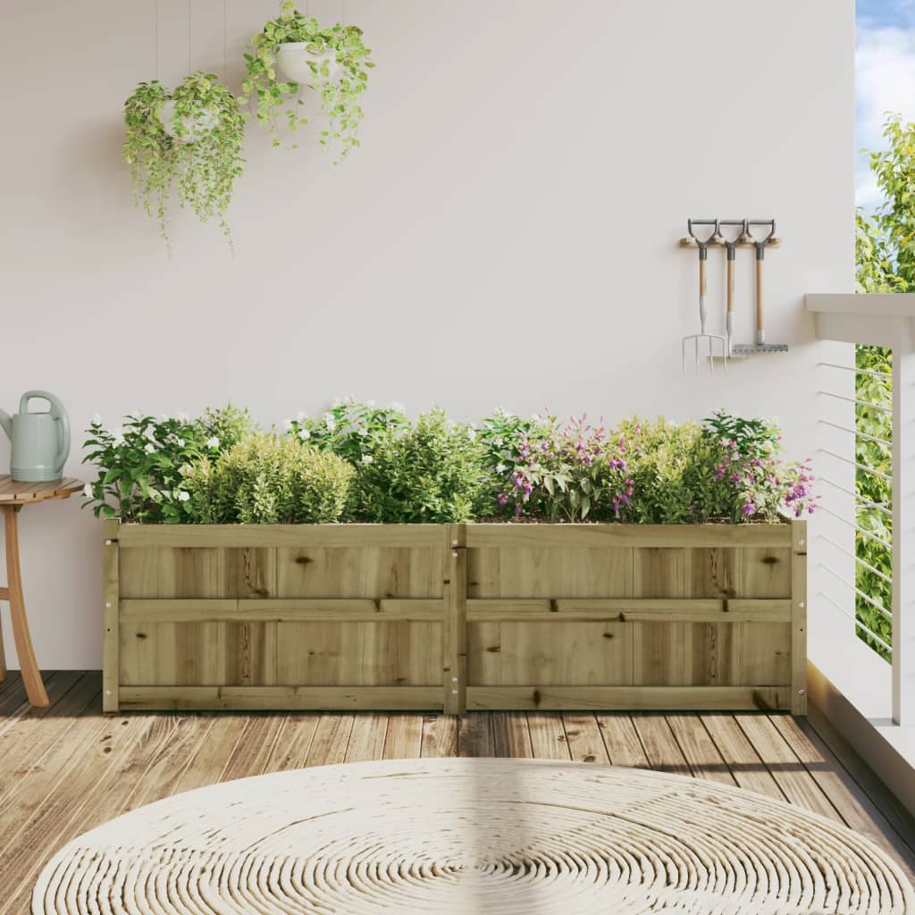 Jardinière Vidaxx 180x50x50 cm bois de pin imprégné