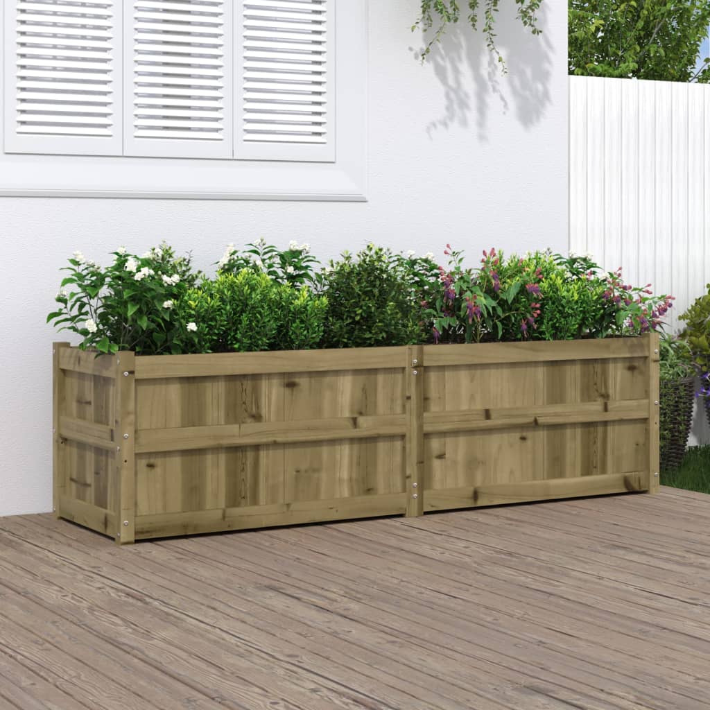 Vidaxl Planter 180x50X50 cm Imprregned Pinien