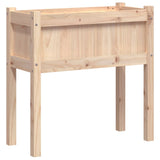 Vidaxx jardinière avec pieds 70x31x70 cm bois de pin massif