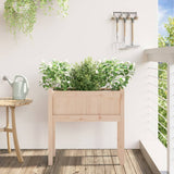 Vidaxx jardinière avec pieds 70x31x70 cm bois de pin massif
