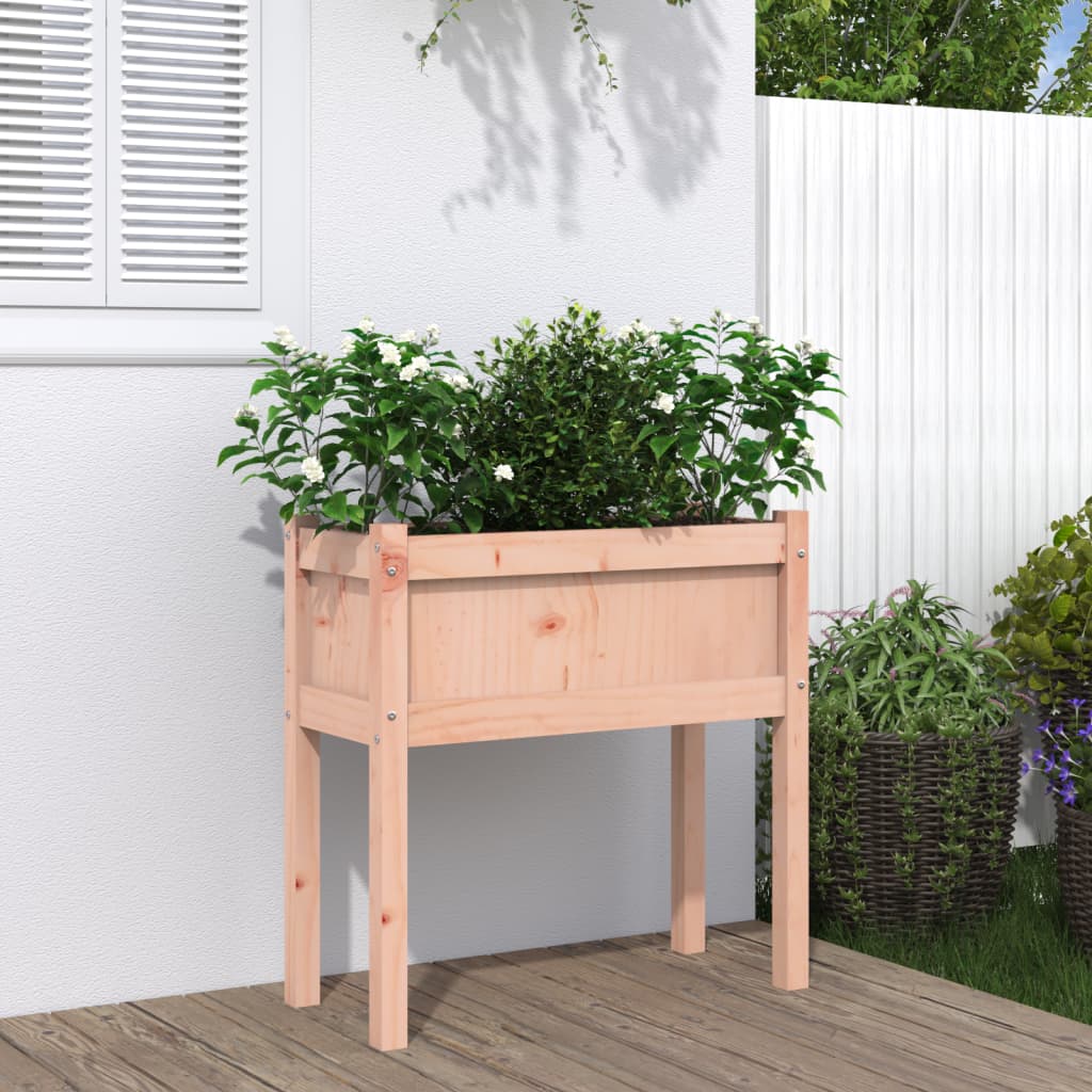 Vidaxx jardinière avec pieds 70x31x70 cm bois de Douglas massif