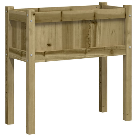Vidaxx jardinière avec pieds 70x31x70 cm bois de pin imprégné