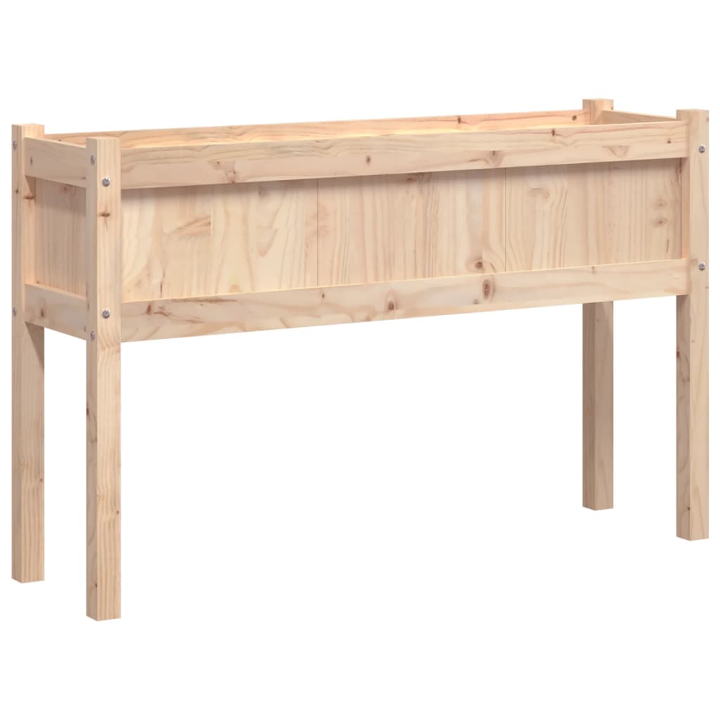 Vidaxx jardinière avec pieds 110x31x70 cm bois de pin massif