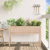 Vidaxx jardinière avec pieds 110x31x70 cm bois de pin massif