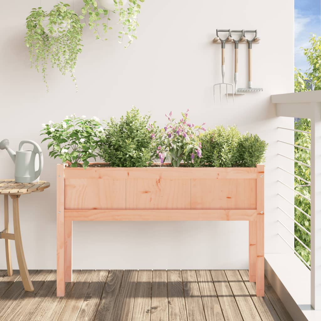 Vidaxx jardinière avec pieds 110x31x70 cm bois de Douglas massif