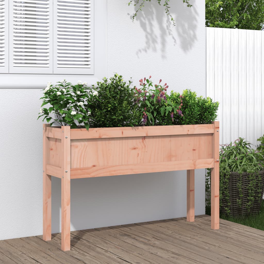 Vidaxx jardinière avec pieds 110x31x70 cm bois de Douglas massif
